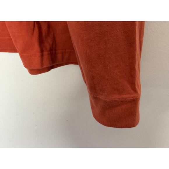 Abercrombie & Fitch Men's Muscle Fit L/Sleeve V-Neck Sweater XL Orange Big Moose - Picture 4 of 7